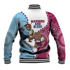 QLD Maroons and NSW Blues 2025 Baseball Jacket Come On Together
