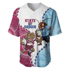 QLD Maroons and NSW Blues 2025 Baseball Jersey Come On Together
