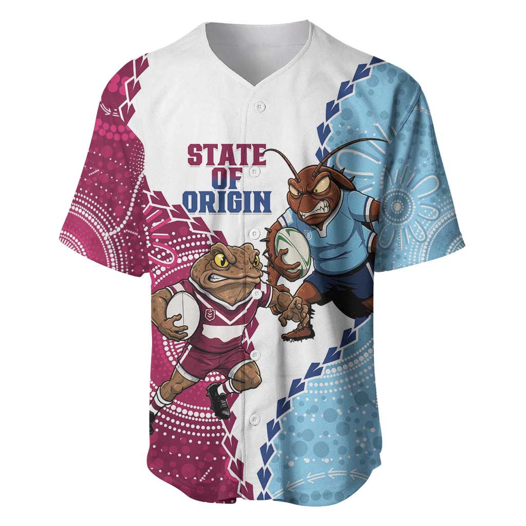 QLD Maroons and NSW Blues 2025 Baseball Jersey Come On Together