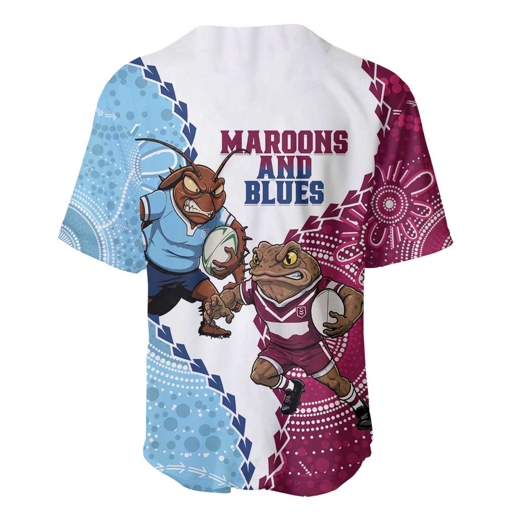 QLD Maroons and NSW Blues 2025 Baseball Jersey Come On Together