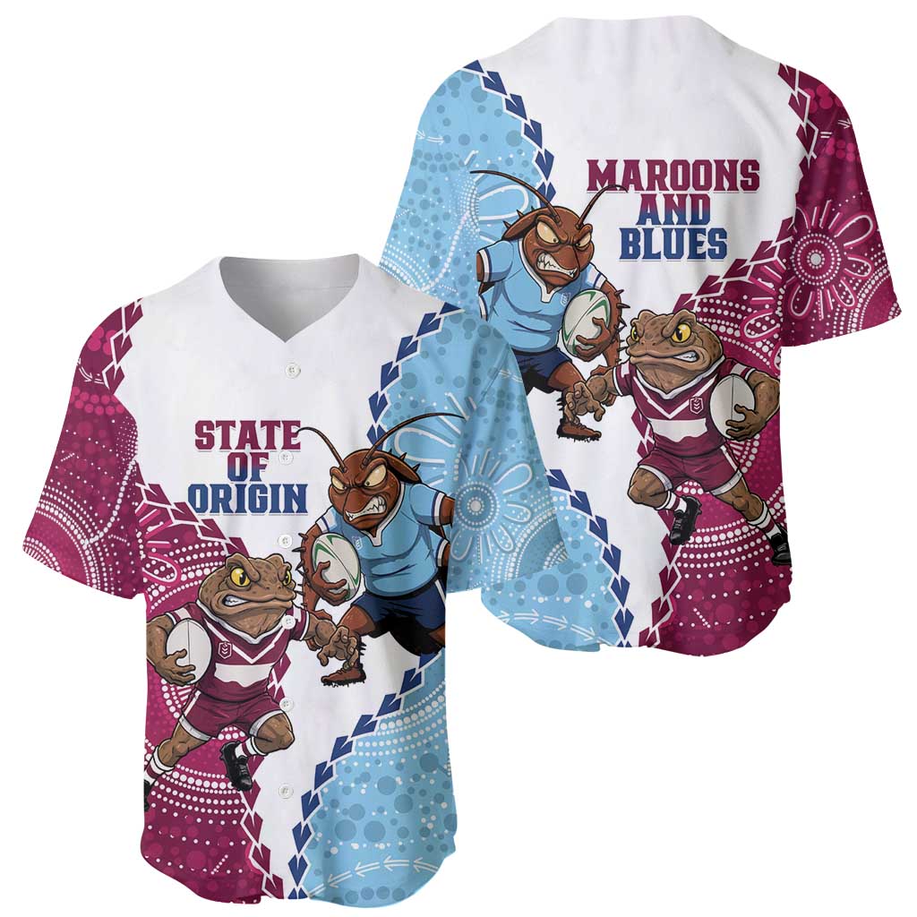 QLD Maroons and NSW Blues 2025 Baseball Jersey Come On Together