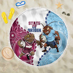 QLD Maroons and NSW Blues 2025 Beach Blanket Come On Together