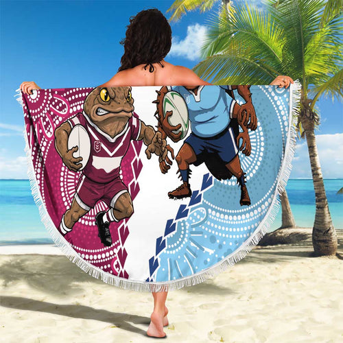 QLD Maroons and NSW Blues 2025 Beach Blanket Come On Together