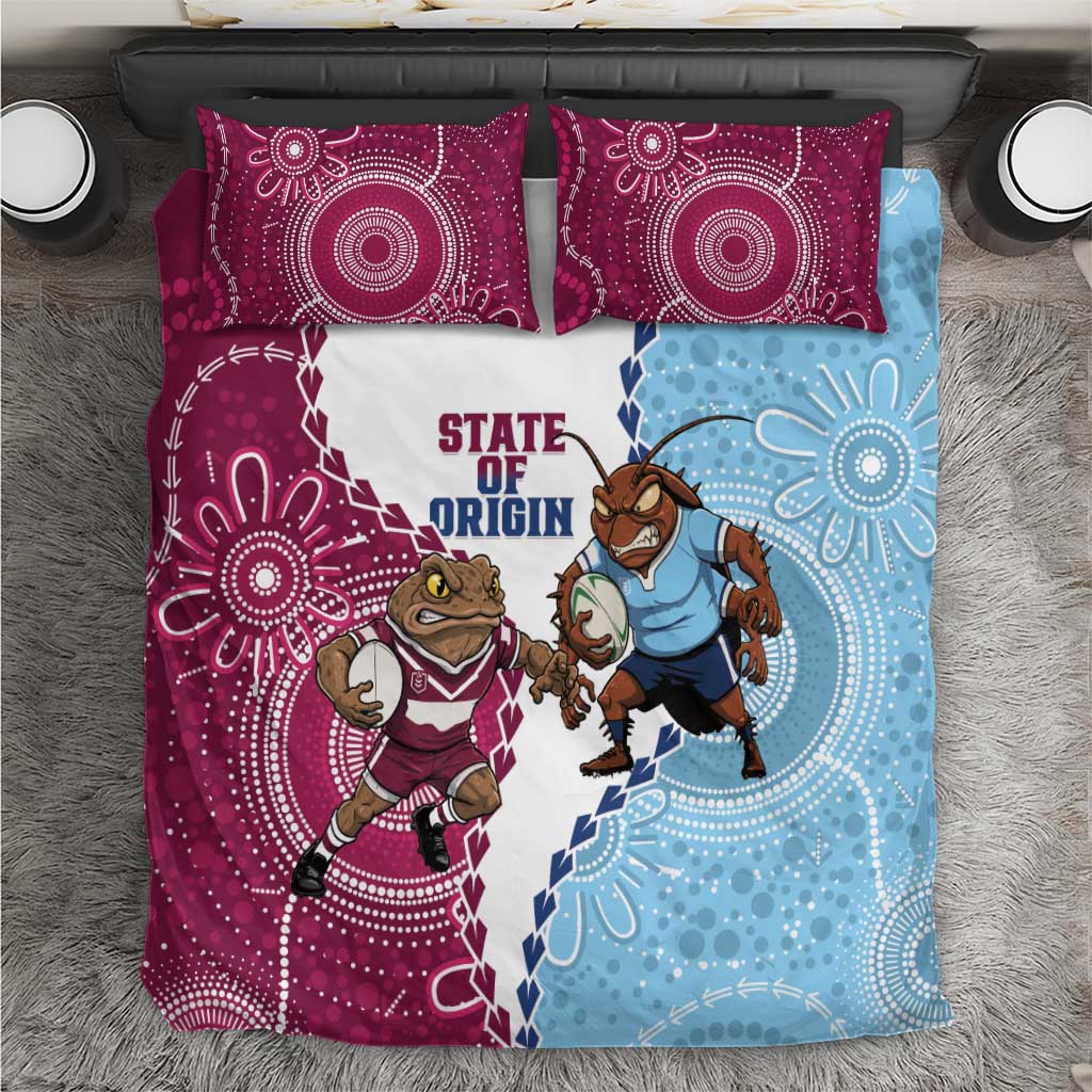 QLD Maroons and NSW Blues 2025 Bedding Set Come On Together
