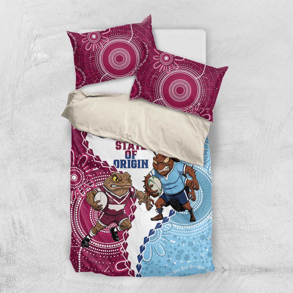 QLD Maroons and NSW Blues 2025 Bedding Set Come On Together