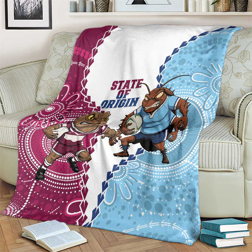 QLD Maroons and NSW Blues 2025 Blanket Come On Together