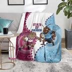 QLD Maroons and NSW Blues 2025 Blanket Come On Together