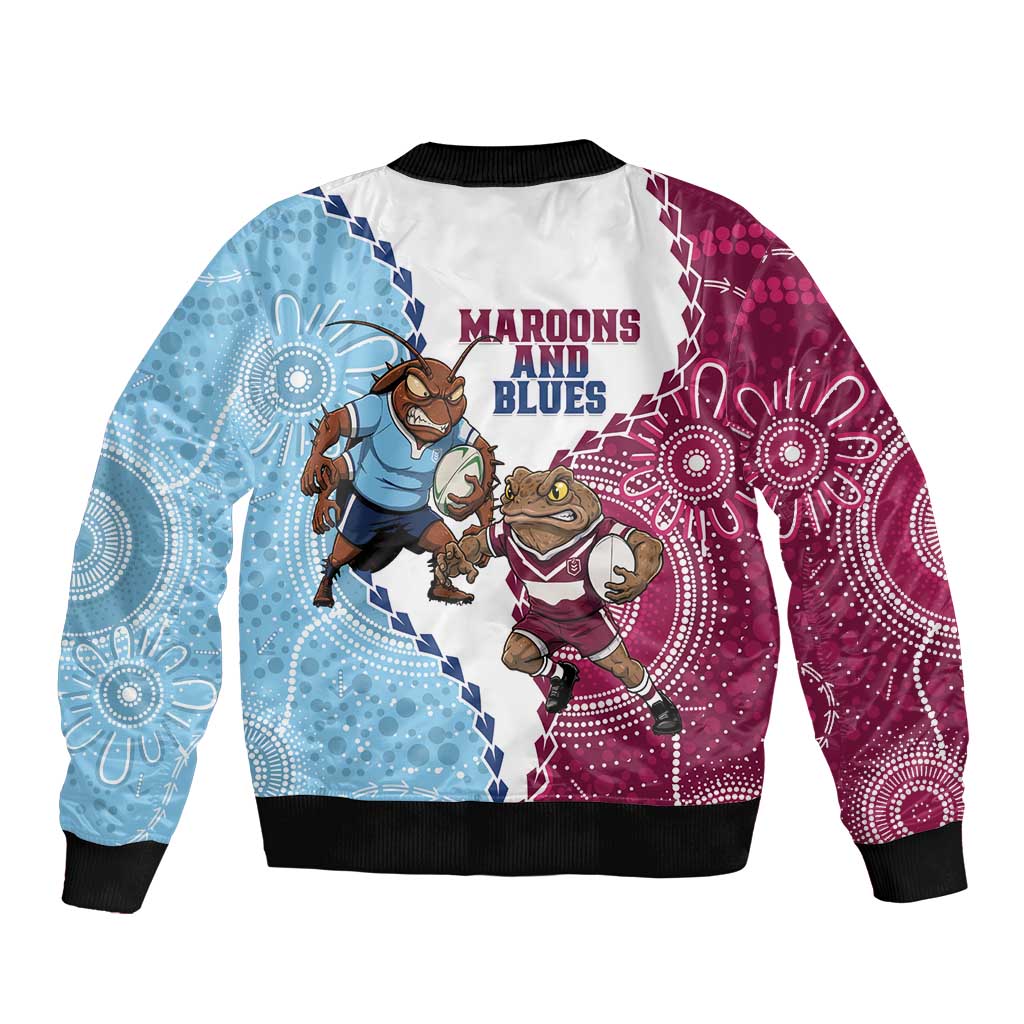 QLD Maroons and NSW Blues 2025 Bomber Jacket Come On Together