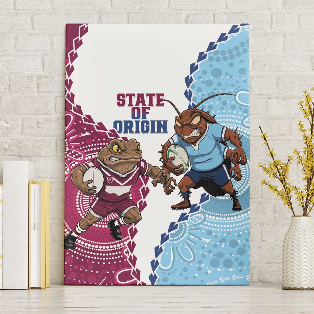 QLD Maroons and NSW Blues 2025 Canvas Wall Art Come On Together
