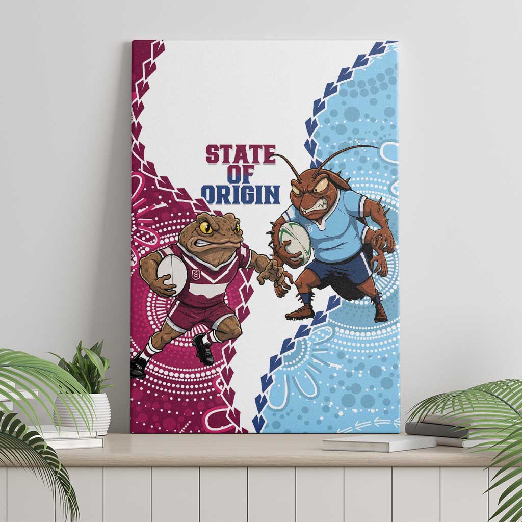 QLD Maroons and NSW Blues 2025 Canvas Wall Art Come On Together
