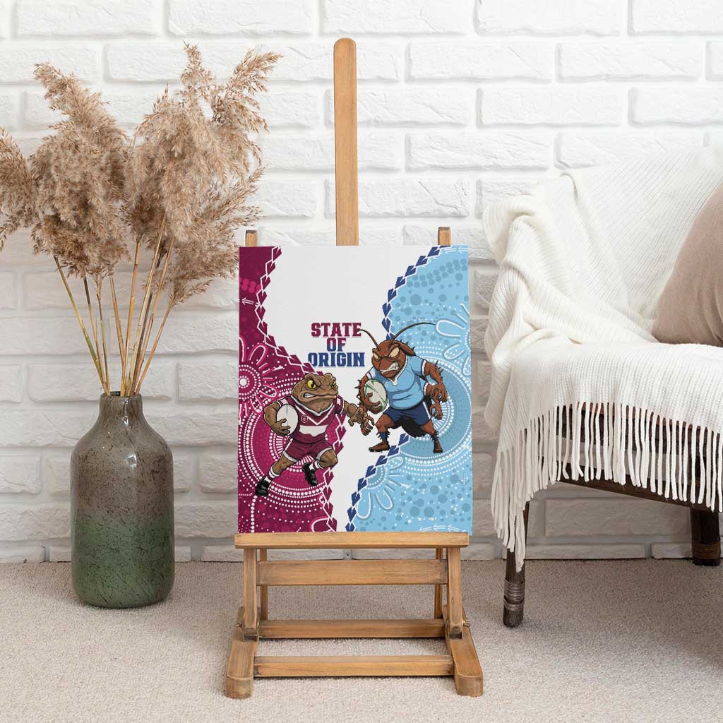 QLD Maroons and NSW Blues 2025 Canvas Wall Art Come On Together