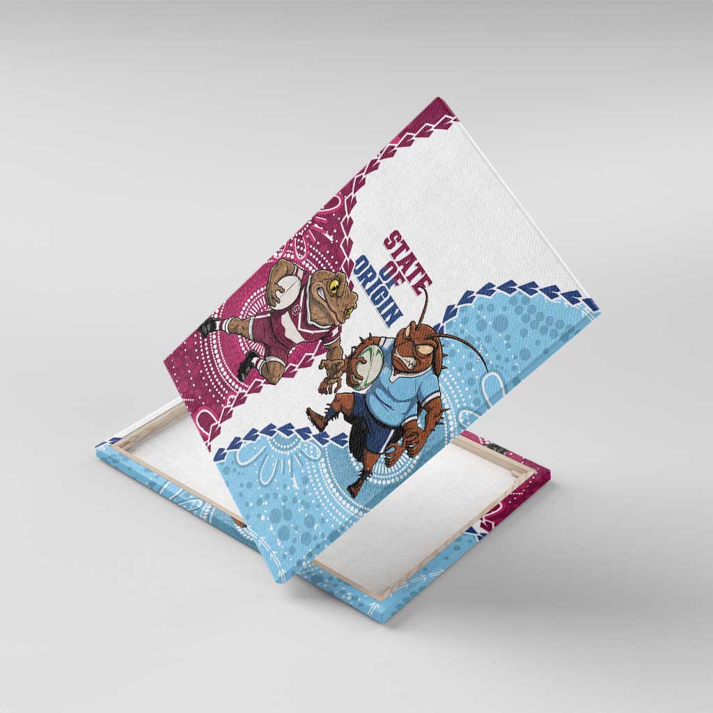 QLD Maroons and NSW Blues 2025 Canvas Wall Art Come On Together