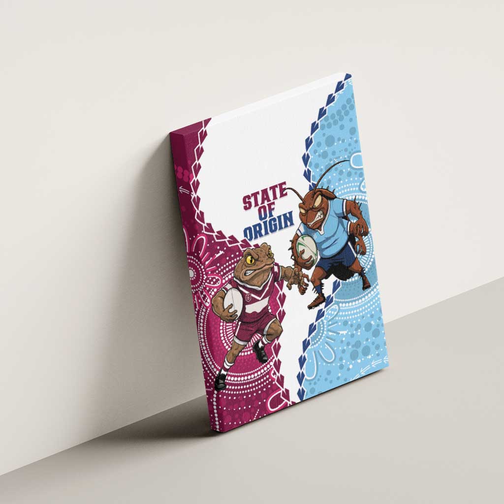 QLD Maroons and NSW Blues 2025 Canvas Wall Art Come On Together