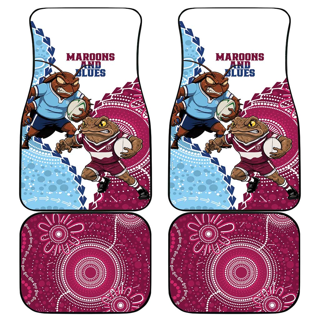QLD Maroons and NSW Blues 2025 Car Mats Come On Together