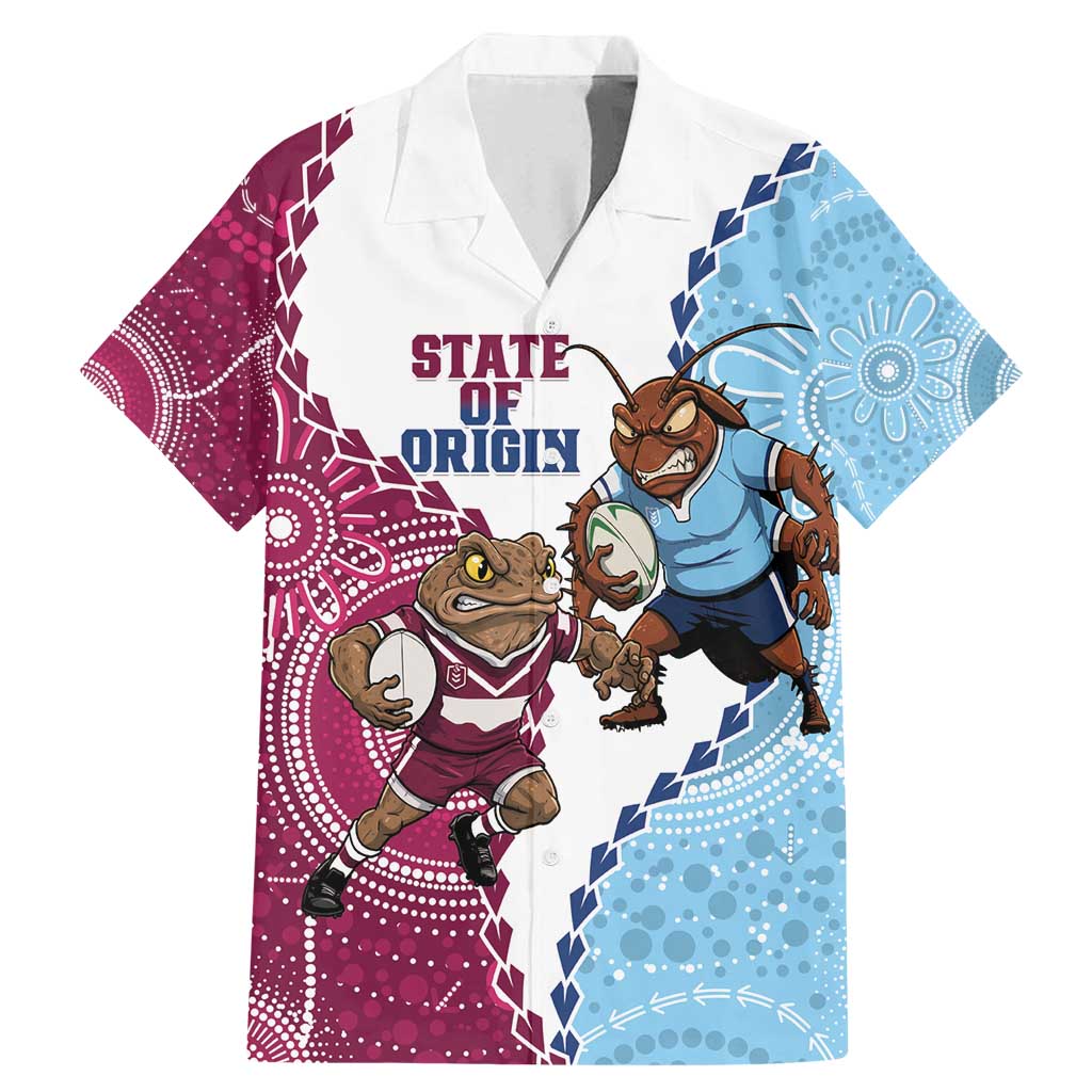 QLD Maroons and NSW Blues 2025 Family Matching Mermaid Dress and Hawaiian Shirt Come On Together