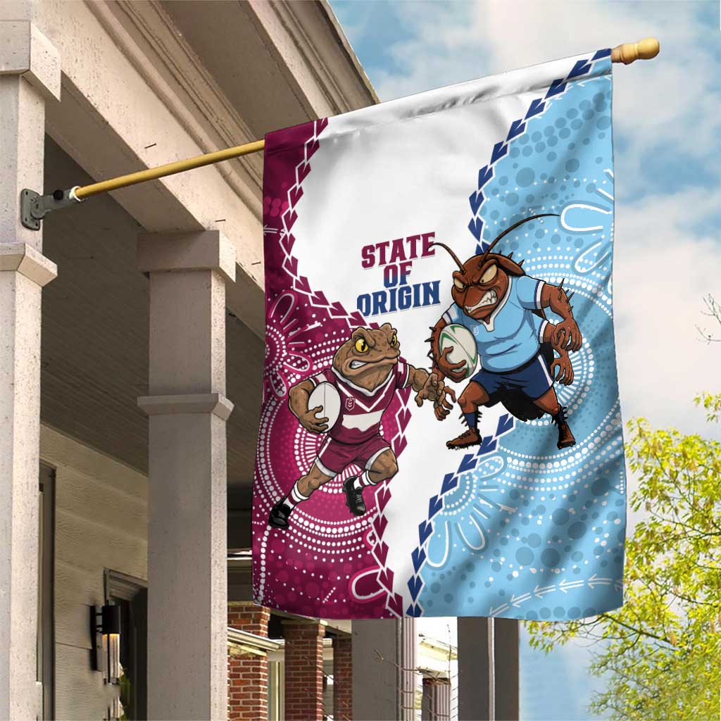 QLD Maroons and NSW Blues 2025 Garden Flag Come On Together