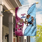 QLD Maroons and NSW Blues 2025 Garden Flag Come On Together