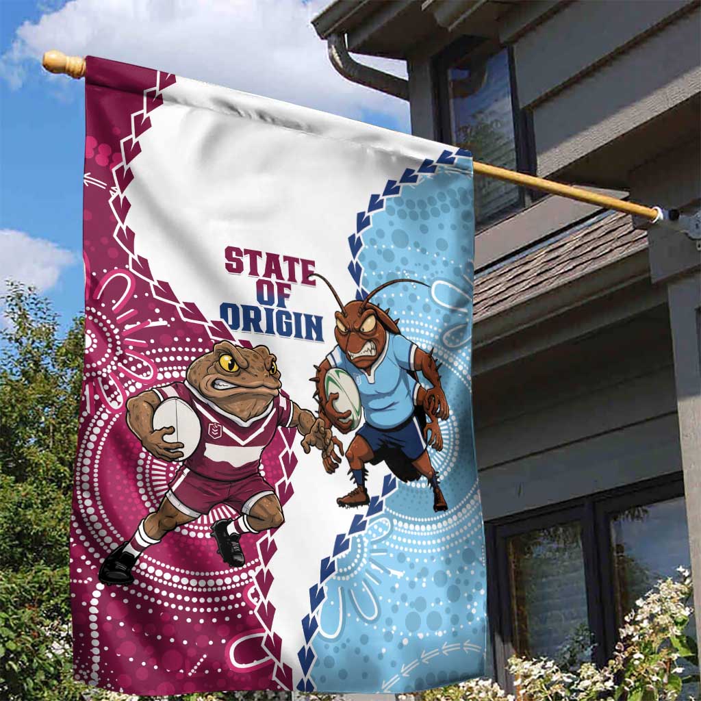 QLD Maroons and NSW Blues 2025 Garden Flag Come On Together