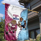 QLD Maroons and NSW Blues 2025 Garden Flag Come On Together