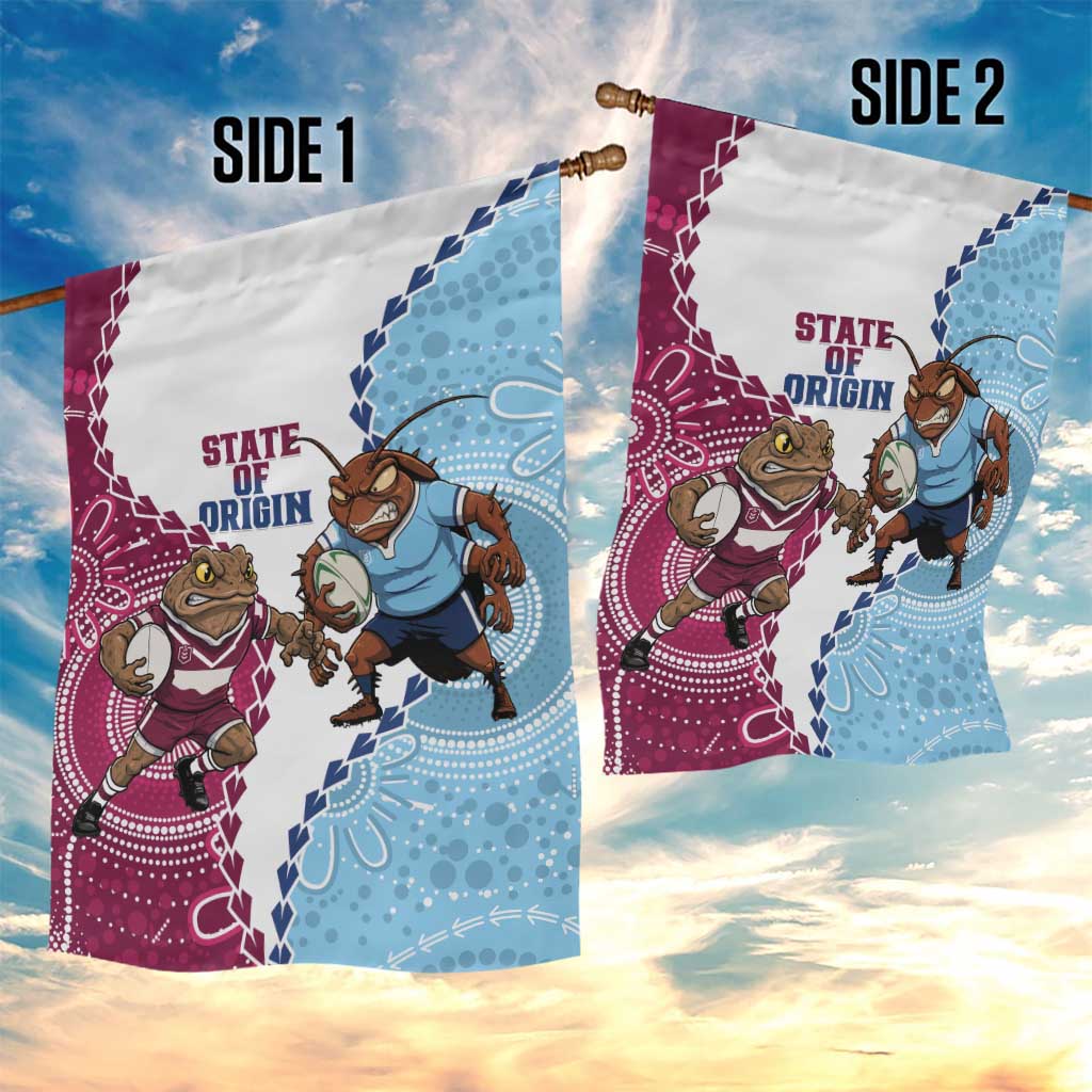 QLD Maroons and NSW Blues 2025 Garden Flag Come On Together