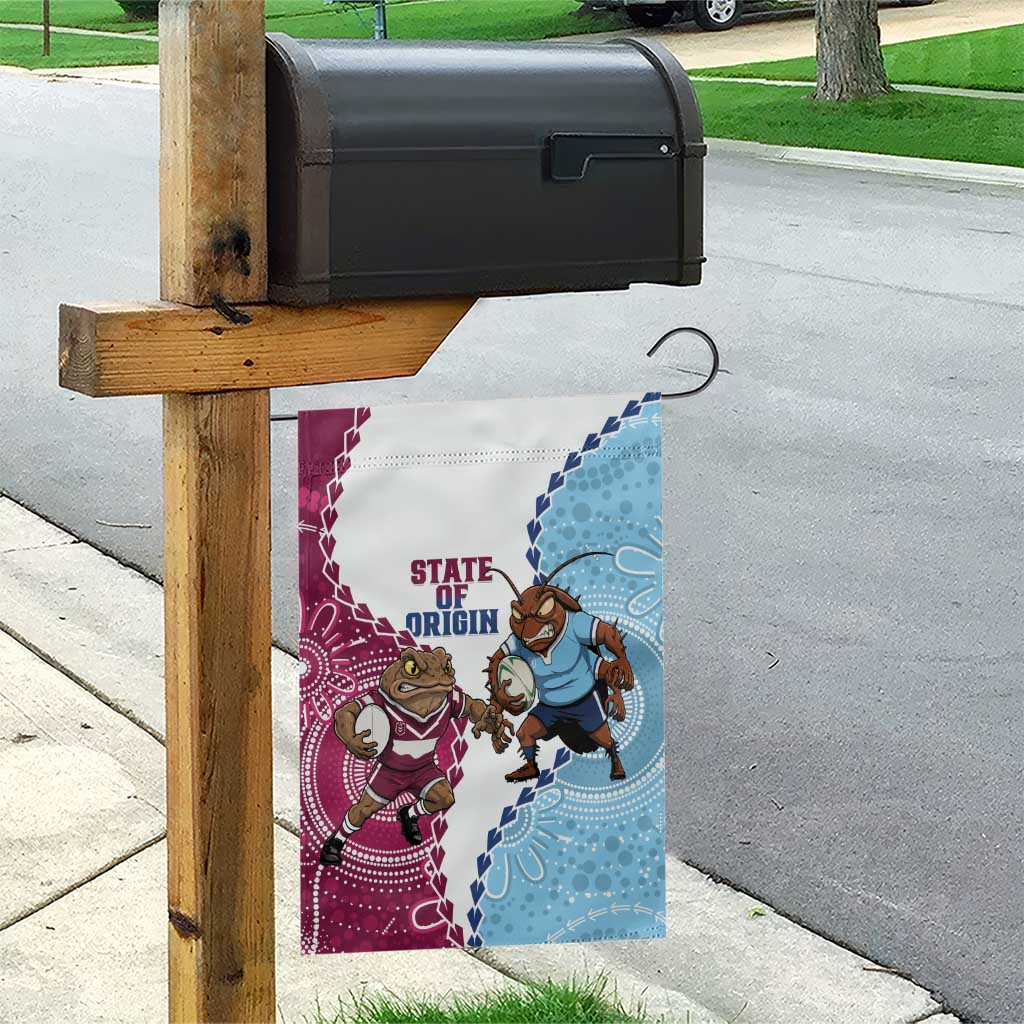 QLD Maroons and NSW Blues 2025 Garden Flag Come On Together