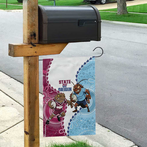 QLD Maroons and NSW Blues 2025 Garden Flag Come On Together
