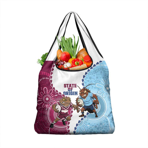 QLD Maroons and NSW Blues 2025 Grocery Bag Come On Together