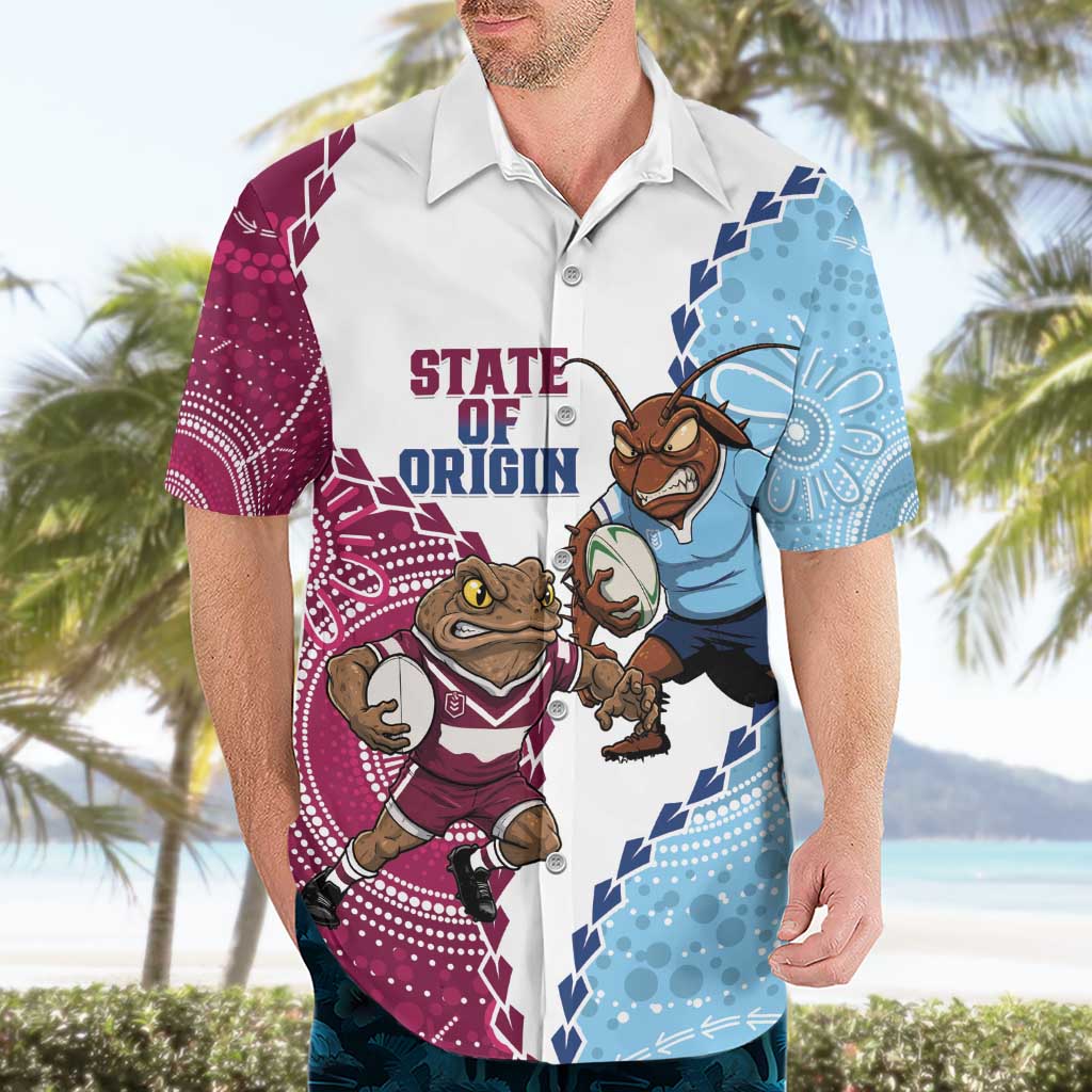 QLD Maroons and NSW Blues 2025 Hawaiian Shirt Come On Together