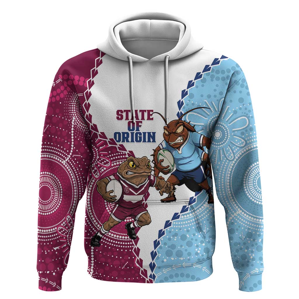 QLD Maroons and NSW Blues 2025 Hoodie Come On Together