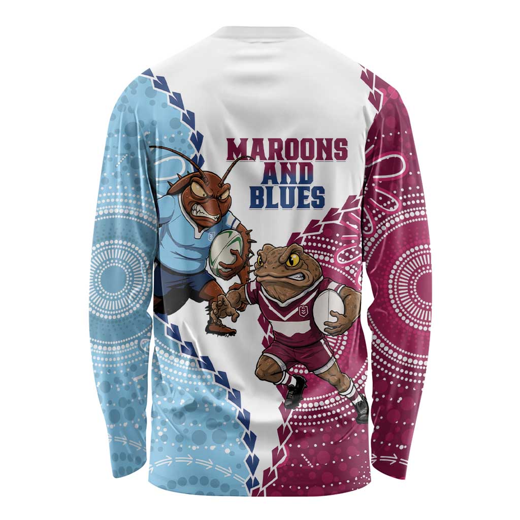 QLD Maroons and NSW Blues 2025 Long Sleeve Shirt Come On Together
