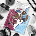 QLD Maroons and NSW Blues 2025 Men Tank Top Come On Together