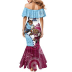 QLD Maroons and NSW Blues 2025 Mermaid Dress Come On Together