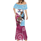 QLD Maroons and NSW Blues 2025 Mermaid Dress Come On Together