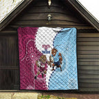 QLD Maroons and NSW Blues 2025 Quilt Come On Together