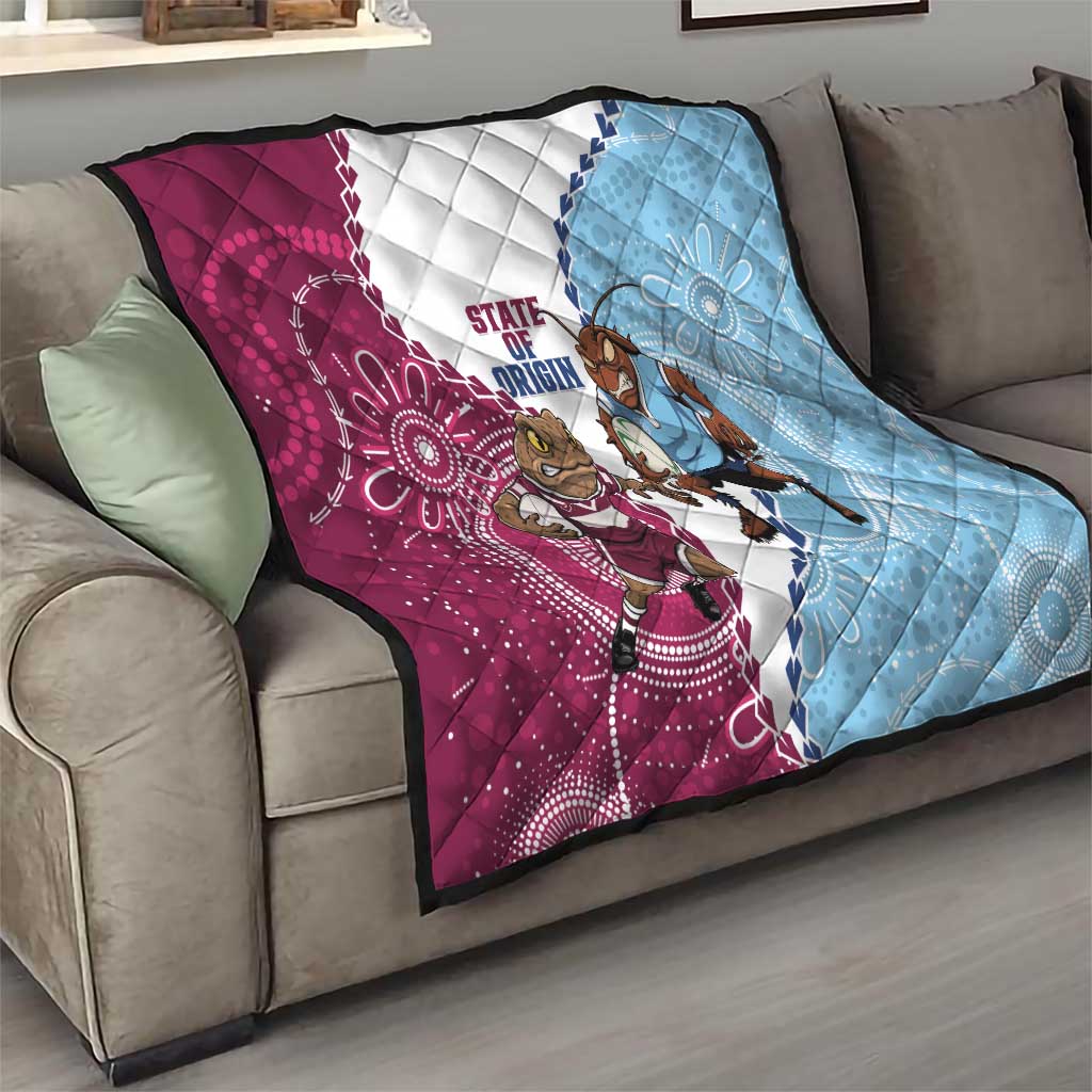QLD Maroons and NSW Blues 2025 Quilt Come On Together