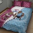 QLD Maroons and NSW Blues 2025 Quilt Bed Set Come On Together