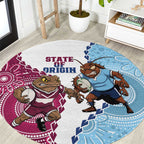 QLD Maroons and NSW Blues 2025 Round Carpet Come On Together