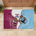 QLD Maroons and NSW Blues 2025 Rubber Doormat Come On Together
