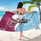 QLD Maroons and NSW Blues 2025 Sarong Come On Together