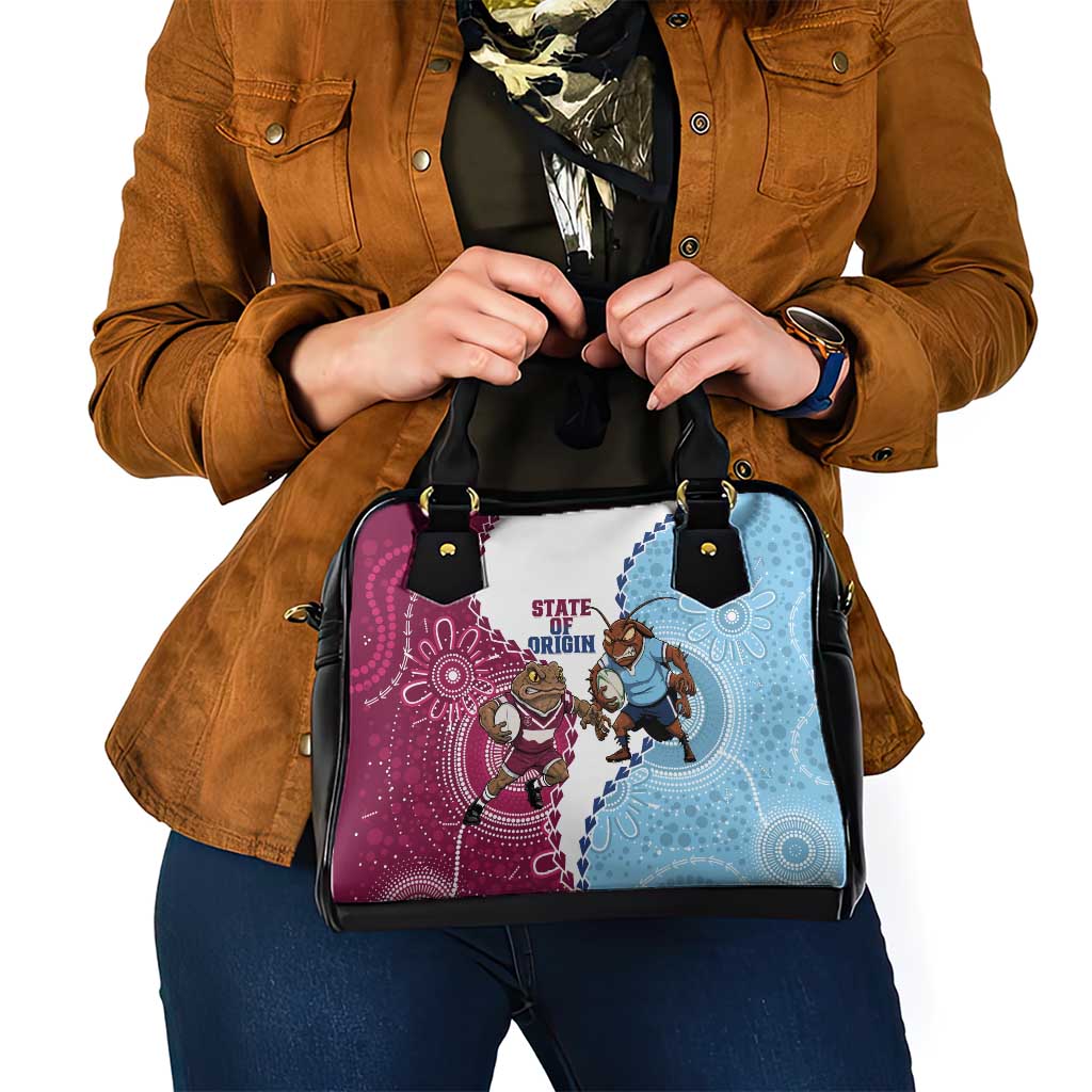 QLD Maroons and NSW Blues 2025 Shoulder Handbag Come On Together