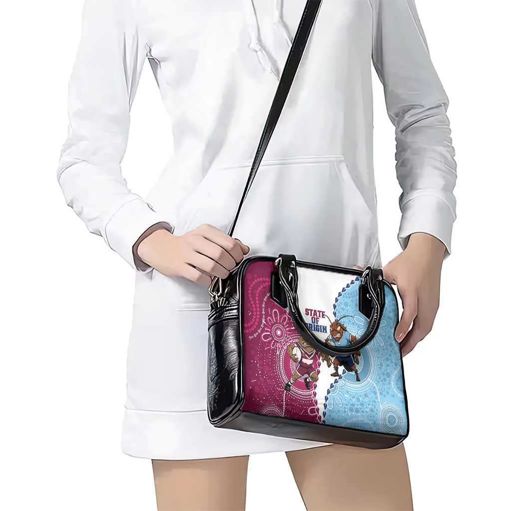 QLD Maroons and NSW Blues 2025 Shoulder Handbag Come On Together