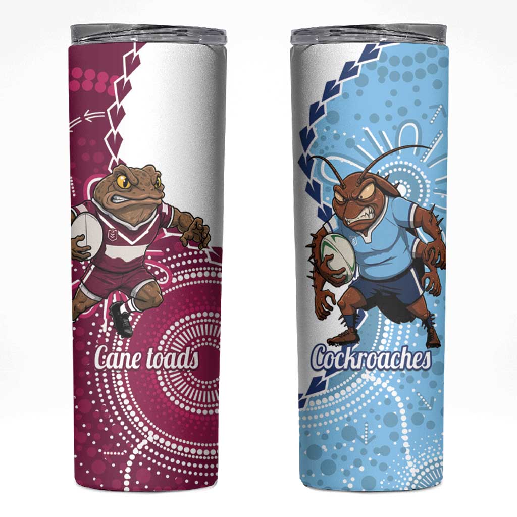 QLD Maroons and NSW Blues 2025 Skinny Tumbler Come On Together
