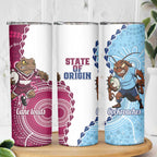 QLD Maroons and NSW Blues 2025 Skinny Tumbler Come On Together