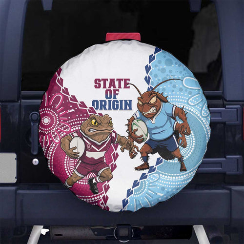 QLD Maroons and NSW Blues 2025 Spare Tire Cover Come On Together