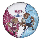 QLD Maroons and NSW Blues 2025 Spare Tire Cover Come On Together