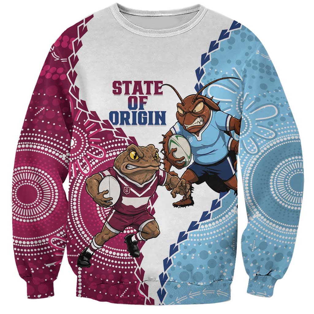 QLD Maroons and NSW Blues 2025 Sweatshirt Come On Together