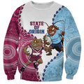 QLD Maroons and NSW Blues 2025 Sweatshirt Come On Together