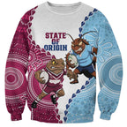 QLD Maroons and NSW Blues 2025 Sweatshirt Come On Together