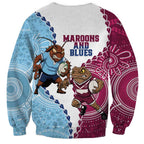 QLD Maroons and NSW Blues 2025 Sweatshirt Come On Together