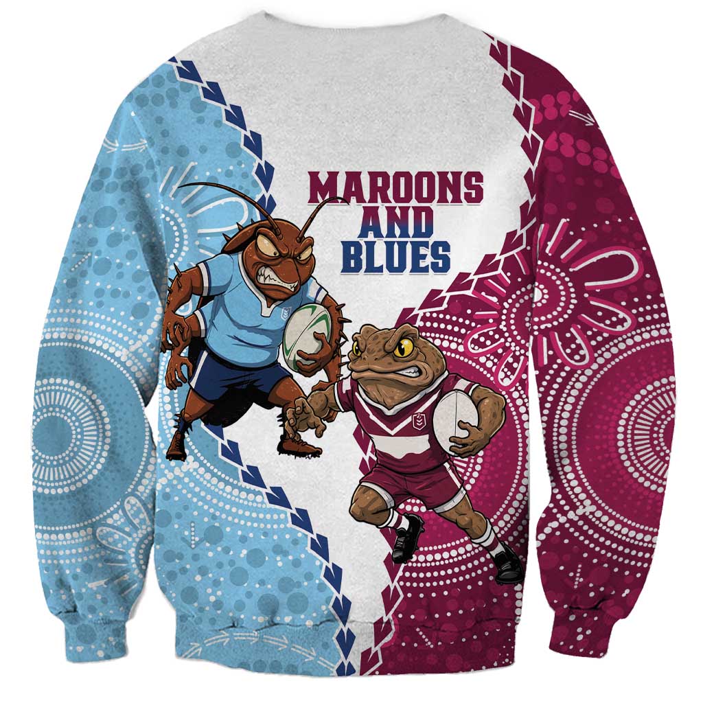 QLD Maroons and NSW Blues 2025 Sweatshirt Come On Together